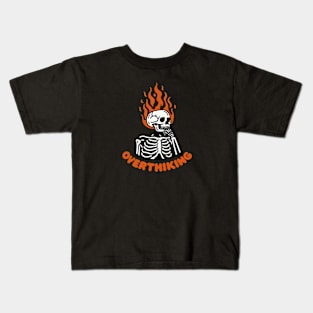 Skeleton Overthinking Kids T-Shirt